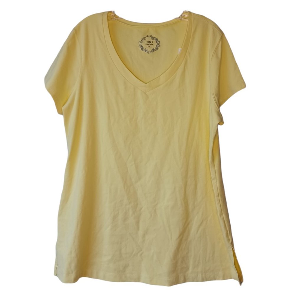 Cato Yellow Top Size 14/16 NWT